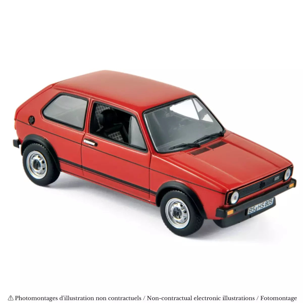 Voiture miniature collection 1/43 VW Golf GTI 1976 Rouge Mars Norev 840046