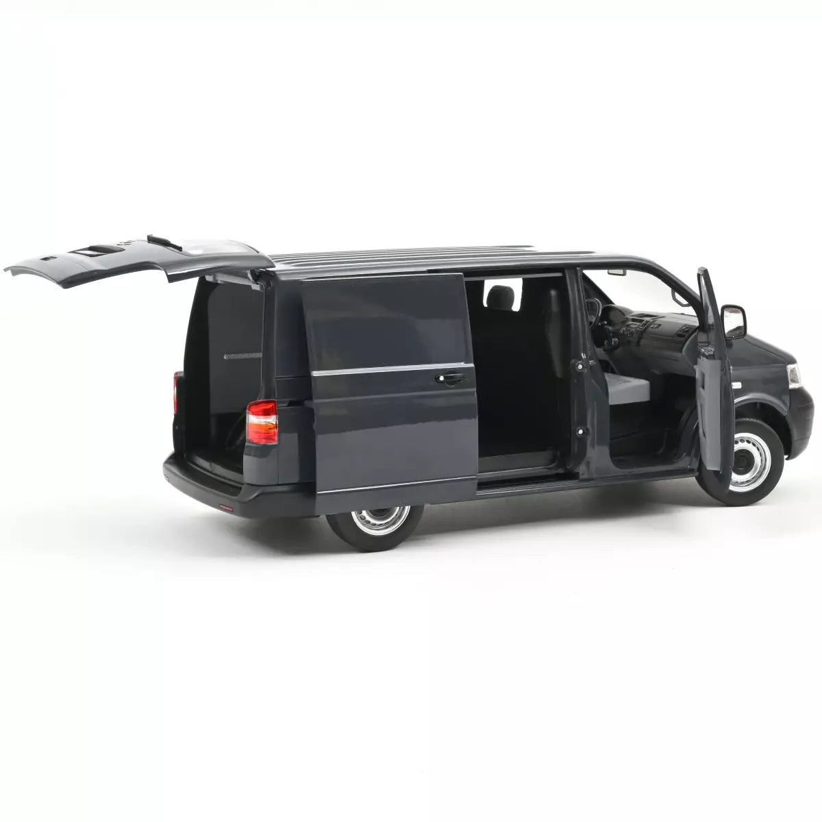 Voiture miniature collection 1/18 VW Transporter 2003 Gris anthracite Norev 188616