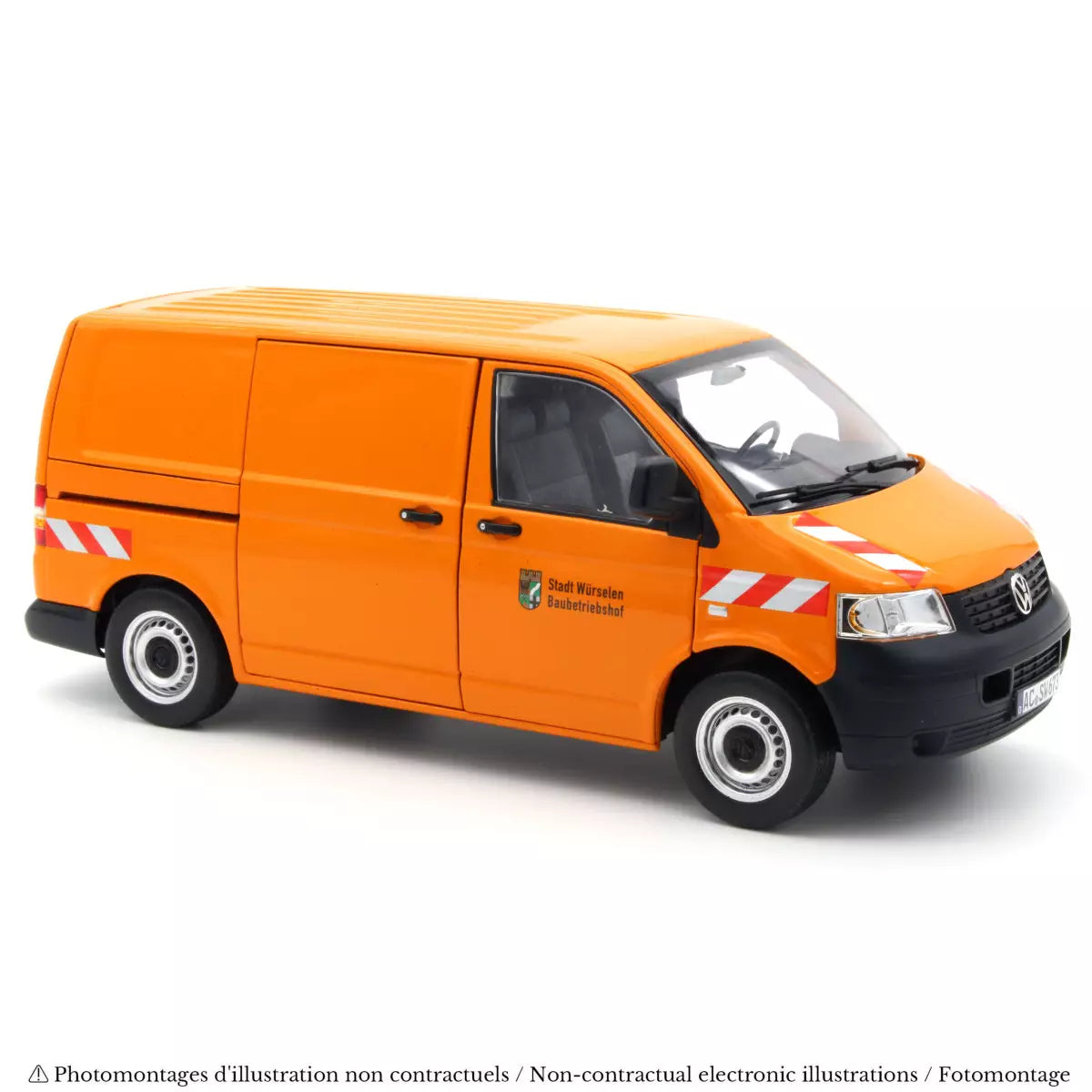 Voiture miniature collection 1/18 VW Transporter 2003 Véhicule Communal Norev 188618