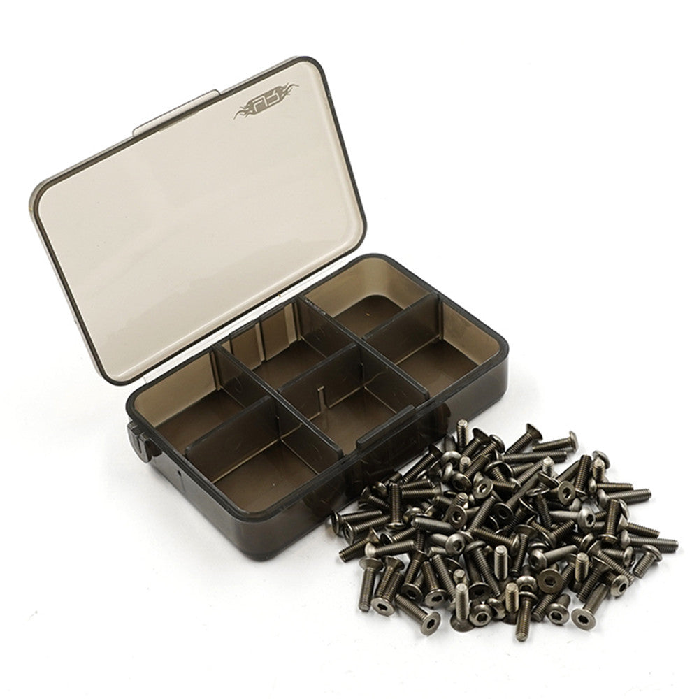 Ensemble de vis en titane assorties avec boîte pour Kyosho Optima MID