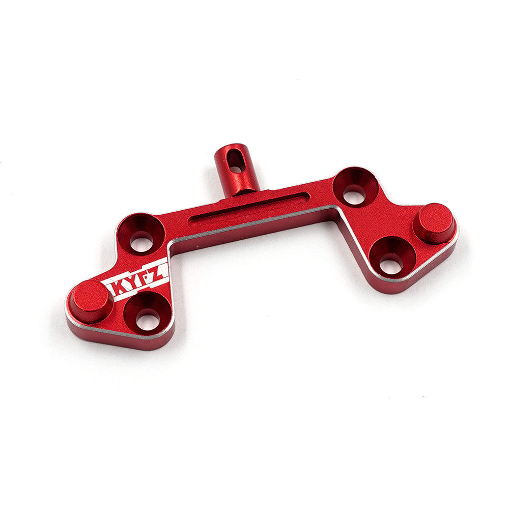 BOÎTIER D'AMORTISSEUR ARRIÈRE Kyosho (rouge / Optima) pièces de BOÎTIER D'AMORTISSEUR ARRIÈRE Kyosho (rouge / Optima) pièces de