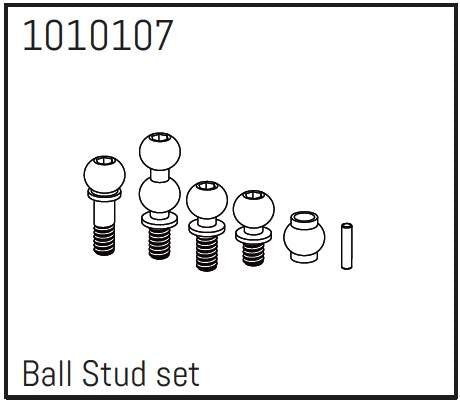 Ball Stud Set - PRO Crawler 1:18 - Breizh Modélisme.