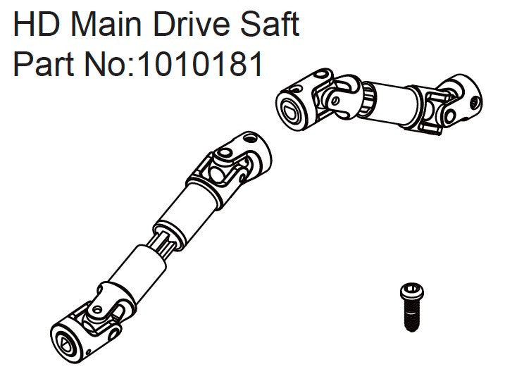 HD Main Drive Shaft - EVO - Breizh Modélisme.
