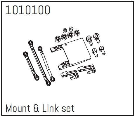 Mount et Link Set - PRO Crawler 1:18 - Breizh Modélisme.