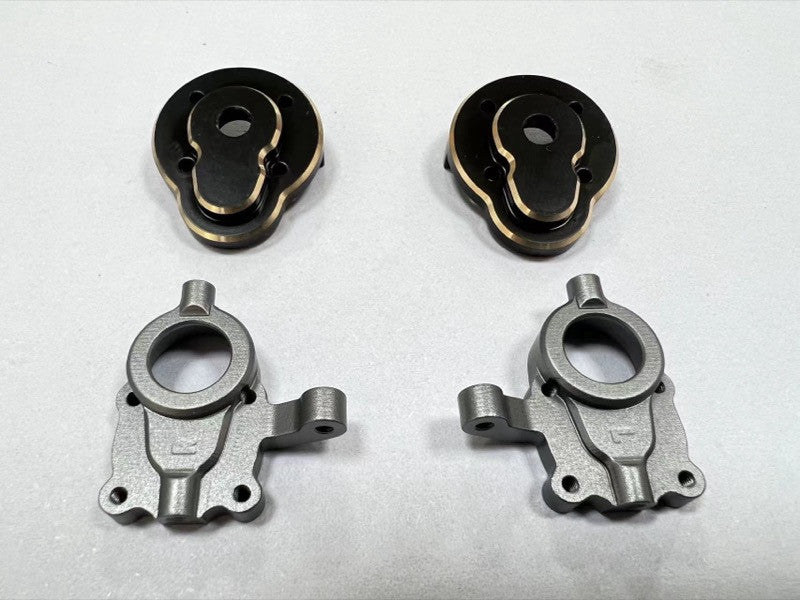 Optional Alu. Front Portal Hub Set - PRO/EVO 1:18 - Breizh Modélisme.