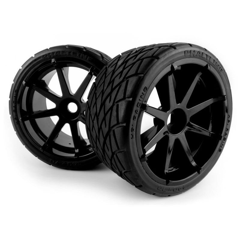 Roues Phaltline 3256 Blast Black 2 pcs HPI 160508 - Breizh Modélisme.
