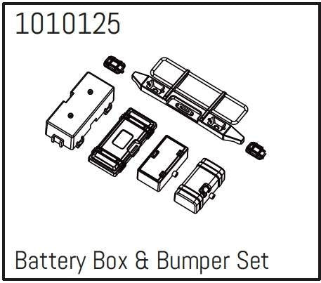 T-Hunter Battery Box et Bumper Set - PRO Crawler 1:18 - Breizh Modélisme.