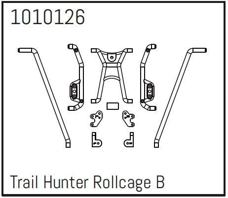 T-Hunter Rollcage Set B - PRO Crawler 1:18 - Breizh Modélisme.