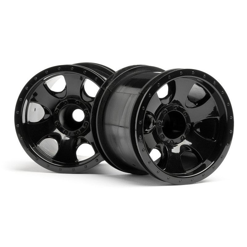 WARLOCK Jantes BLACK (2.2/2PCS) HPI 106724 - Breizh Modélisme.